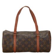 Pre-owned Canvas handbags Louis Vuitton Vintage , Brown , Dames