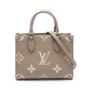 Pre-owned Leather louis-vuitton-bags Louis Vuitton Vintage , Beige , D...