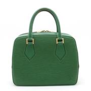 Pre-owned Leather louis-vuitton-bags Louis Vuitton Vintage , Green , D...