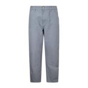 Canvas Double Knee Work Pant Carhartt Wip , Gray , Heren