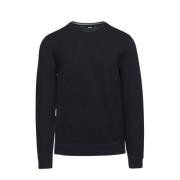 Omkeerbare Ronde Hals Sweater Hugo Boss , Black , Heren