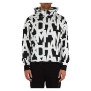 Hoodie van katoen met logoprint Armani Exchange , Black , Heren