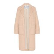 Corasz Coat Jas Sepia Rose Melange Saint Tropez , Pink , Dames