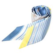 Pre-owned Canvas scarves Hermès Vintage , Blue , Dames