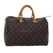 Pre-owned Canvas louis-vuitton-bags Louis Vuitton Vintage , Brown , Da...