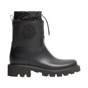 Regenlaarzen voor stijlvolle buitenavonturen Moncler , Black , Dames