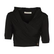 Zwarte Viscose Trui Philosophy di Lorenzo Serafini , Black , Dames