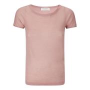 Kasjmier Boothals T-shirt Extreme Cashmere , Pink , Dames