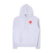 Japanse Zon Hoodie Sweat Grijs Marl Edwin , Gray , Heren