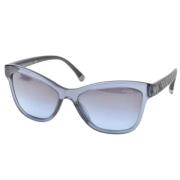 Pre-owned Plastic sunglasses Chanel Vintage , Blue , Dames