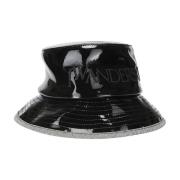 Logo Bucket Hat JW Anderson , Black , Dames