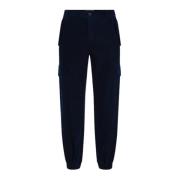 Cargo Corduroy Herenbroek Elastische Boord Tommy Hilfiger , Blue , Her...