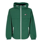 Groene Windbreaker met Rits Tommy Hilfiger , Green , Heren