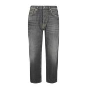 Skate Denim Gewassen Jeans Golden Goose , Black , Heren