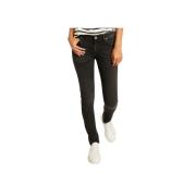 Skinny Lin jeans Nudie Jeans , Black , Dames