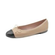 Katoen Hades Damesschoenen Nicole Pretty Ballerinas , Beige , Dames