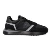 Stad Sportieve Sneaker Zwart Philippe Model , Black , Heren