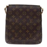 Pre-owned Canvas louis-vuitton-bags Louis Vuitton Vintage , Brown , Da...