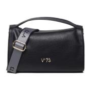 Anne Schoudertas Zwart Ecoleer Flap V73 , Black , Dames