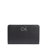 Franse portemonnee met hervergrendeling Calvin Klein , Black , Dames