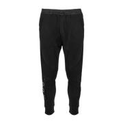 Zwarte Katoenen Sweatpants Aw23 Dsquared2 , Black , Heren