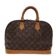 Pre-owned Canvas louis-vuitton-bags Louis Vuitton Vintage , Brown , Da...