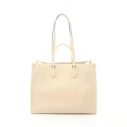 Pre-owned Leather louis-vuitton-bags Louis Vuitton Vintage , Beige , D...