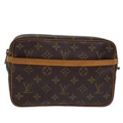 Pre-owned Canvas louis-vuitton-bags Louis Vuitton Vintage , Brown , Da...