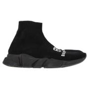 Pre-owned Polyester sneakers Balenciaga Vintage , Black , Dames