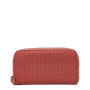 Pre-owned Leather wallets Bottega Veneta Vintage , Pink , Dames