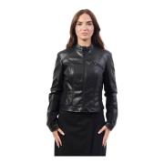 Elegante Zwarte Jas voor Vrouwen Guess , Black , Dames