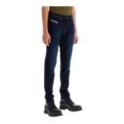 Slim Fit Stretch Denim Jeans Diesel , Blue , Heren