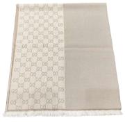 Pre-owned Canvas scarves Gucci Vintage , Beige , Dames