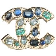 Pre-owned Metal brooches Chanel Vintage , Multicolor , Dames