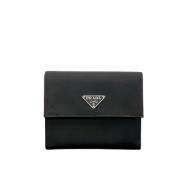 Pre-owned Canvas wallets Prada Vintage , Black , Dames