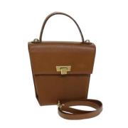 Pre-owned Leather dior-bags Dior Vintage , Brown , Dames