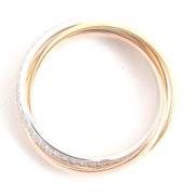 Pre-owned Metal rings Cartier Vintage , Yellow , Dames