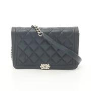 Pre-owned Fabric chanel-bags Chanel Vintage , Blue , Dames