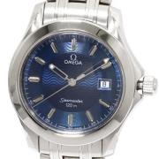 Pre-owned Metal watches Omega Vintage , Blue , Heren