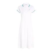 Polo Jurk voor Vrouwen Tommy Hilfiger , White , Dames