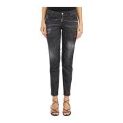 Denim Jennifer Broek Dsquared2 , Black , Dames