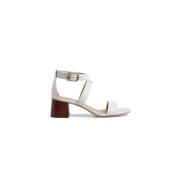 Stijlvolle Sandalen voor de Zomer Michael Kors , White , Dames