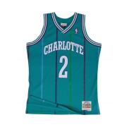 Charlotte Hornets Larry Johnson Swingman Jersey Mitchell & Ness , Gree...