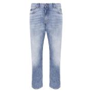 Licht Denim Regular Fit Jeans Dolce & Gabbana , Blue , Heren