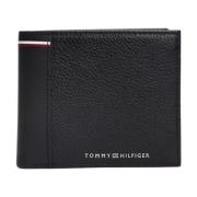 Herenportemonnee met Muntvak Tommy Hilfiger , Black , Heren