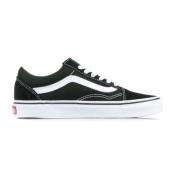 Klassieke Zwart/Witte Lage Sneakers Vans , Black , Heren