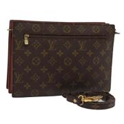 Pre-owned Canvas louis-vuitton-bags Louis Vuitton Vintage , Brown , Da...