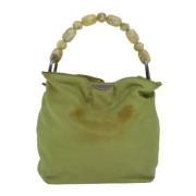 Pre-owned Nylon handbags Dior Vintage , Green , Dames