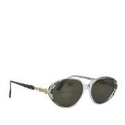 Pre-owned Plastic sunglasses Fendi Vintage , Green , Dames