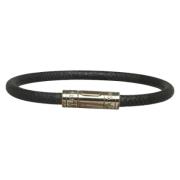 Pre-owned Canvas bracelets Louis Vuitton Vintage , Black , Dames